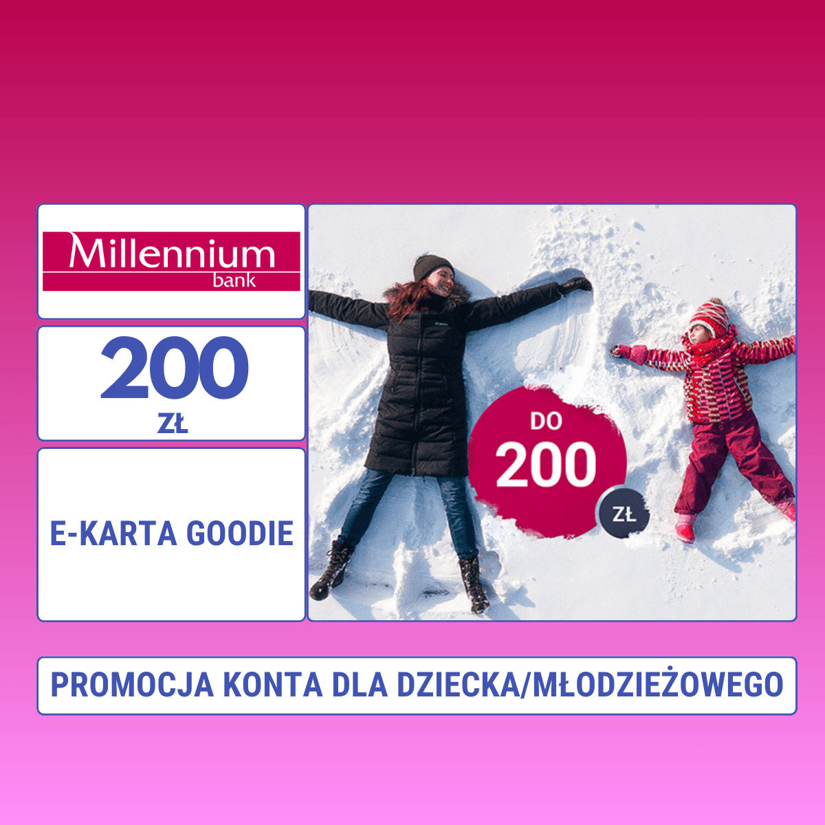 200 zł eKarta goodie z Kontem 360 Junior