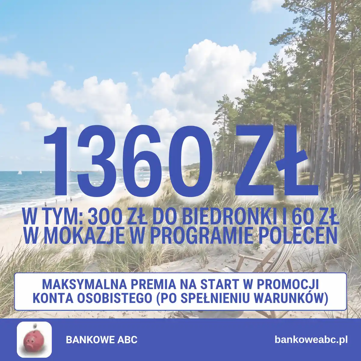 Promocja mBank Cała naprzód – zyskuj z kontem w mBanku oraz zgarnij bony do Biedronki z eKontem do usług