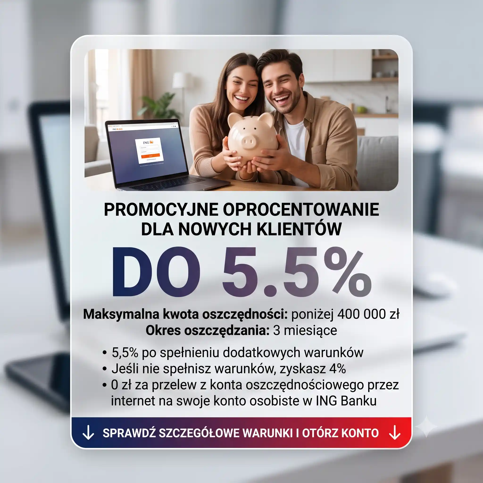 Bonus na start Otwarte Konto Oszczędnościowe ING Bank Bonus na start Otwarte Konto Oszczędnościowe ING Bank