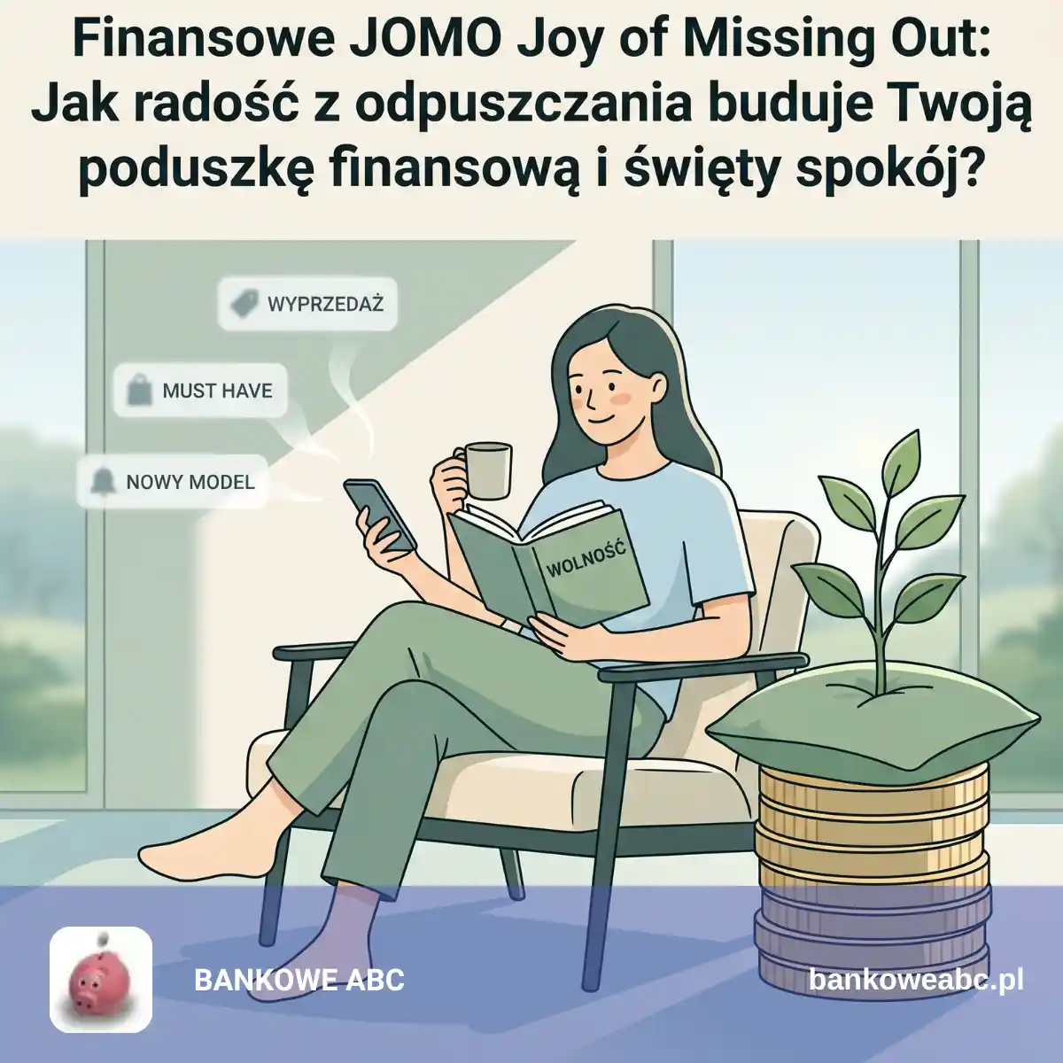 Finansowe JOMO Joy of Missing Out: Jak radość z odpuszczania buduje Twoją poduszkę finansową i święty spokój?