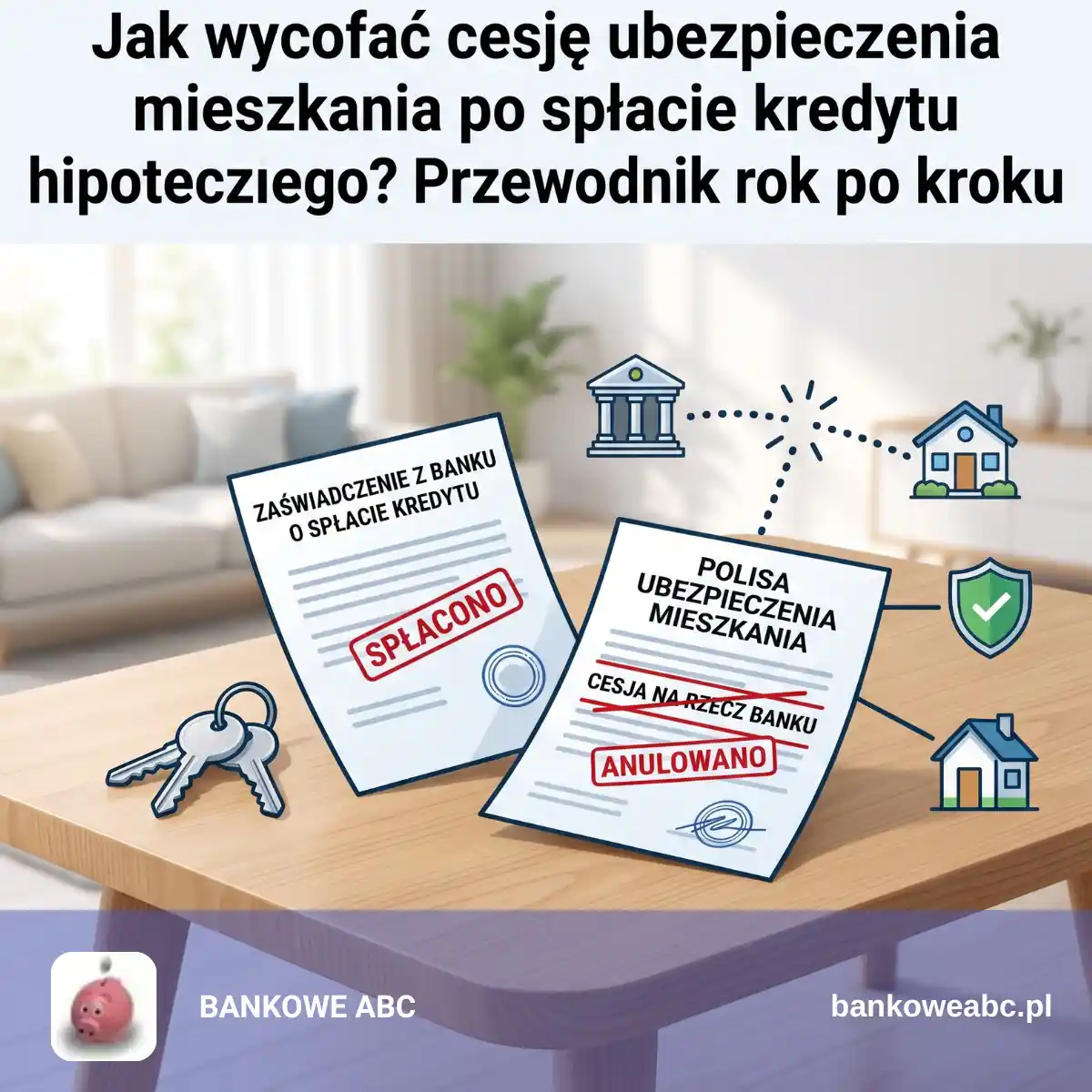 Jak wycofać cesję ubezpieczenia mieszkania po spłacie kredytu hipotecznego? Przewodnik krok po kroku